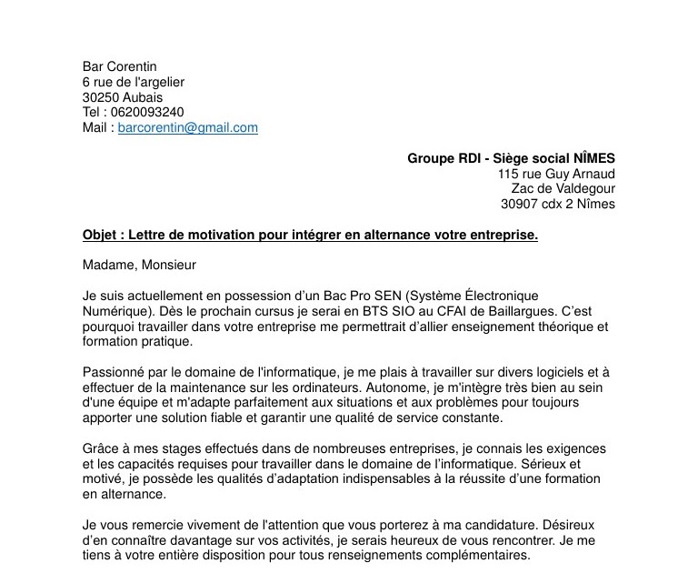 Lettre De Motivation Suisse Pour Entrer Dans Une Ã©cole  Soalan az