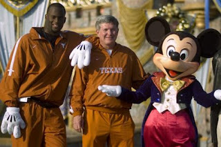 Vince Young, Mack Brown and Mickey Mouse
