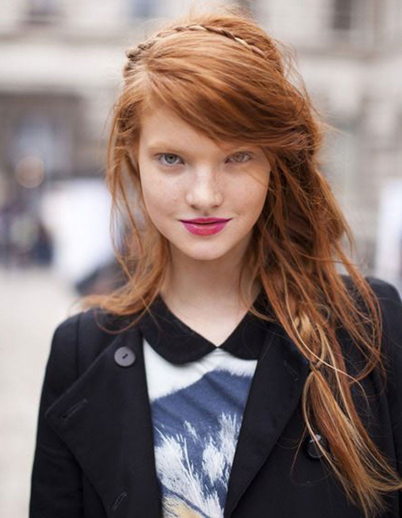 Coupe visage rond degrade