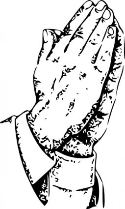 Gambar Siluet Tangan Berdoa