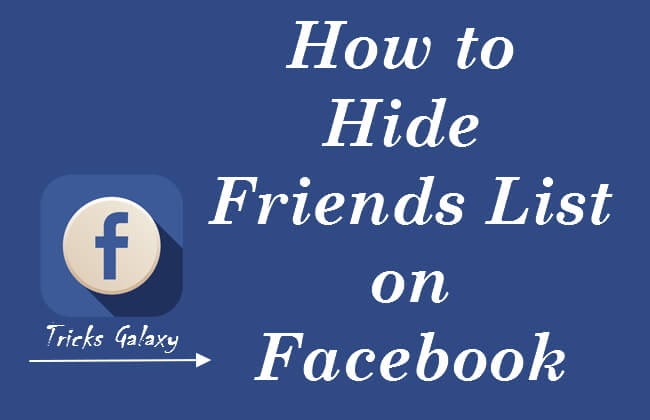How Do I Hide My Friends List On Facebook - visualheartdesigns