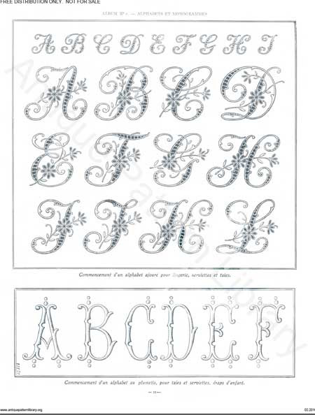 free monogram patterns 4