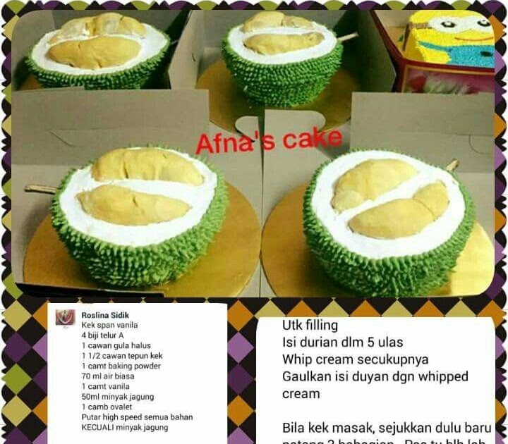 Resepi Cheese Cake Durian - Escuelainfantilheidiland