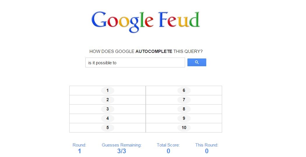 Google Feud Answers For Names  Google Feud a Fun and Addictive Game