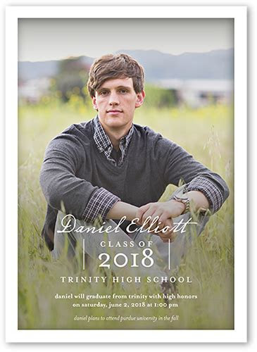 Clearly Classy 5x7 Graduation Announcement Cards Shutterfly Clearly Classy 5x7 Graduation Announcement Cards Shutterfly