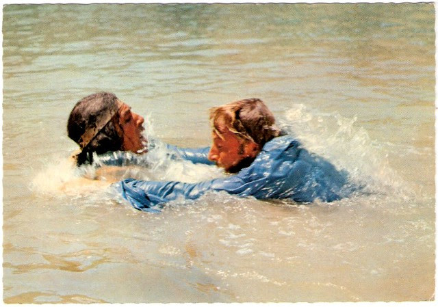 Lex Barker and Mavid Popovic in Winnetou I