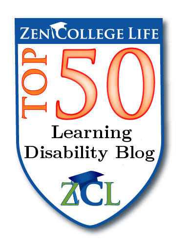 ZenCollegeLife Top 50 Learning Disability Blog