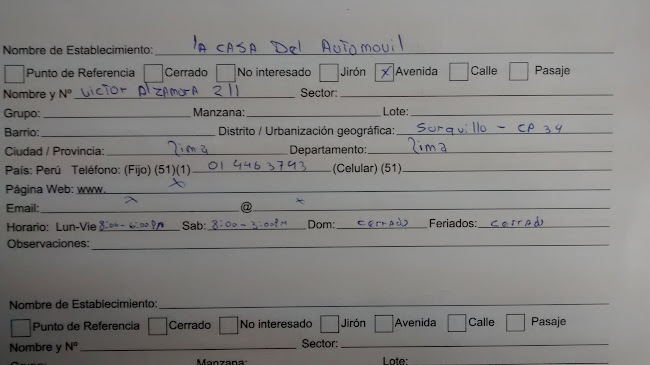 C. Víctor Alzamora, Surquillo 15048, Perú