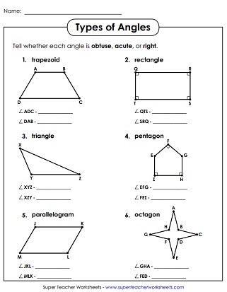28 Types Of Angles Geometry Worksheet - Worksheet Resource Plans
