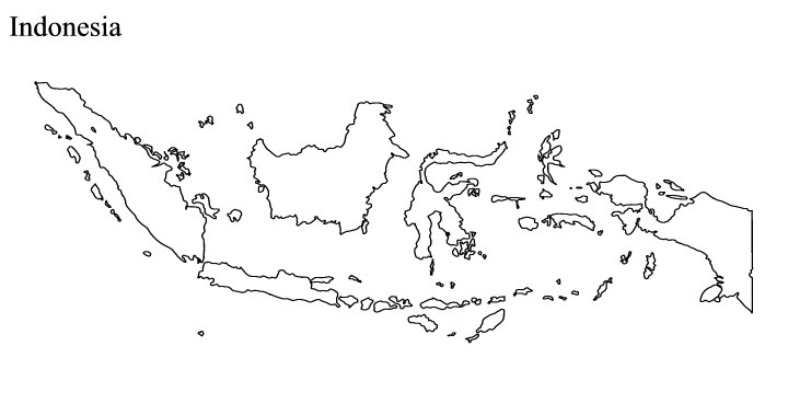 Peta Indonesia Cdr - Rahman Gambar