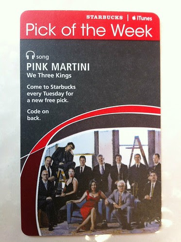 Starbucks iTunes Pick of the Week - Pink Martini - We Three Kings