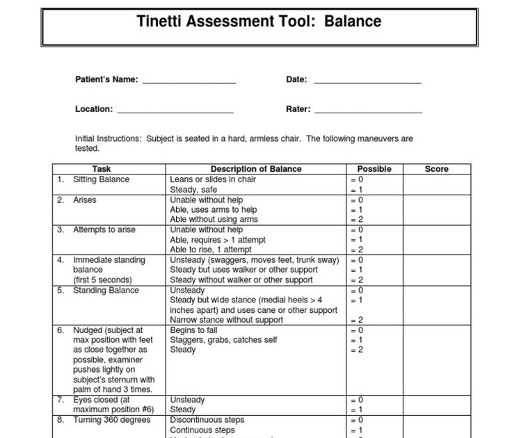 tinetti-balance-assessment-score-sheet