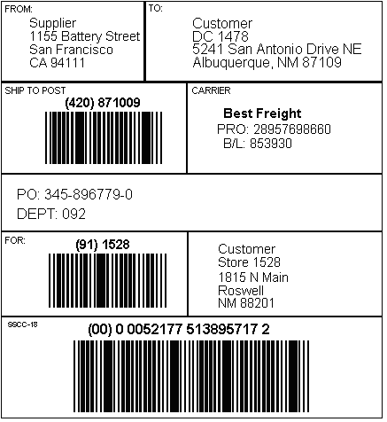 One Extra Value Displaying In Gs128 Label Preview / Print Barcode ...