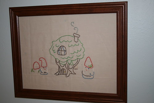 Gnome Home Embroidery