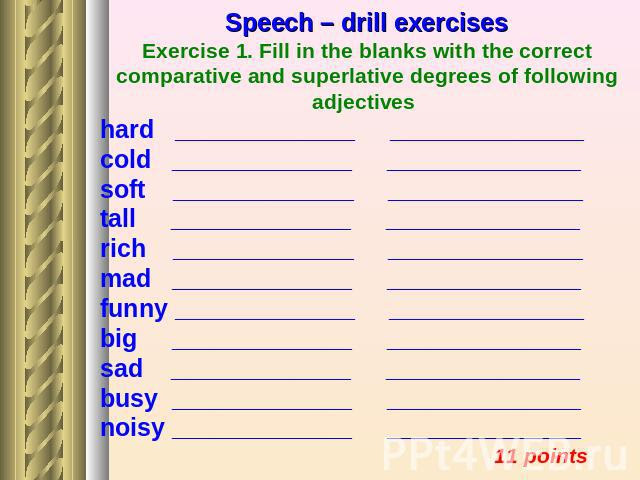 Degrees of comparison ответы. Boring Comparative and Superlative. Pretty Comparative. Error correction degrees of adjectives. Senses adjectives picture.