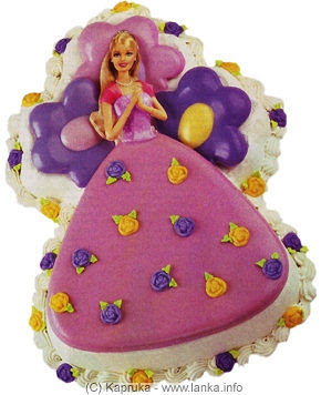 Kapruka.com: Fab - Barbie Cake(Shaped Cake) Fab Cake ...