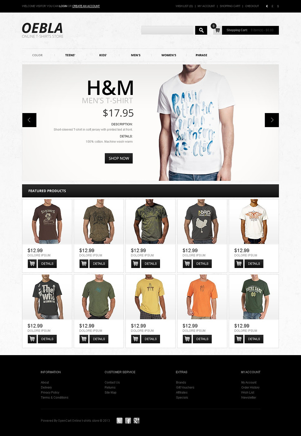 T Shirt Website Template Free Download Printable Templates