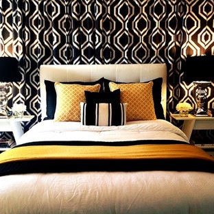 Black White And Gold Bedroom Ideas / Black Gold Bedroom On Pinterest