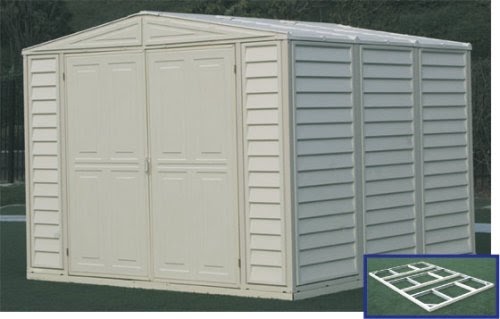 duramax 8x6 duramate plastic shed greenhouse stores