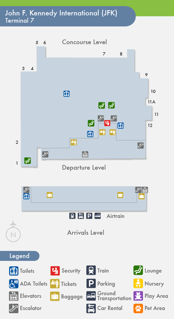 Jfk Terminal 4 Lounge Map
