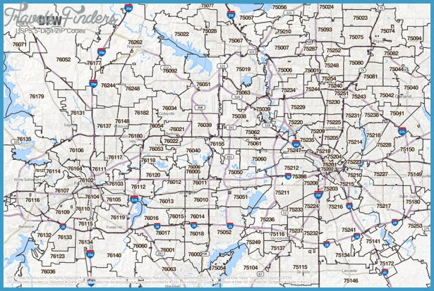 Printable Fort Worth Zip Code Map - Printable Word Searches