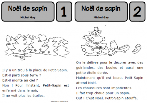 A l'encre violette: NOEL DE SAPIN