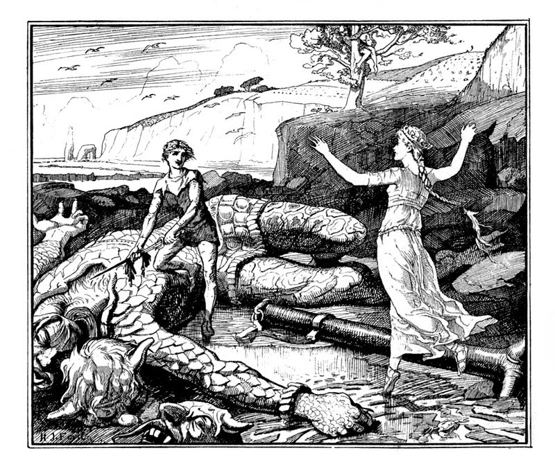 Henry Justice Ford - The red fairy book, edited by Andrew Lang, 1890 (illustration 4)