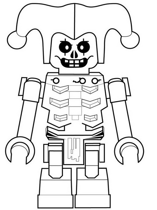 lego ninjago skelett ausmalbilder