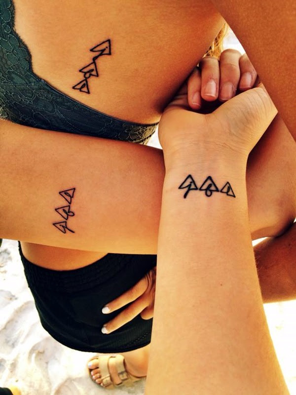 Adorable Sisters Forever Tattoo Design Ideas (31)