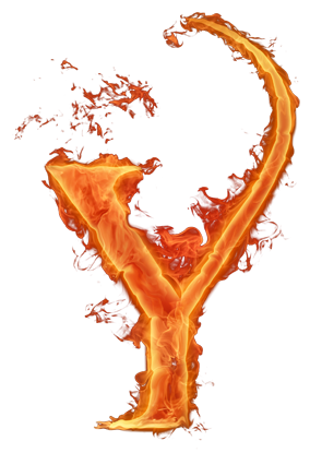 Alfabeto hecho con fuego. - Oh my Alfabetos!