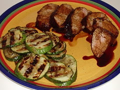 Spiced Pork Tenderloin w/Grilled Zucchini