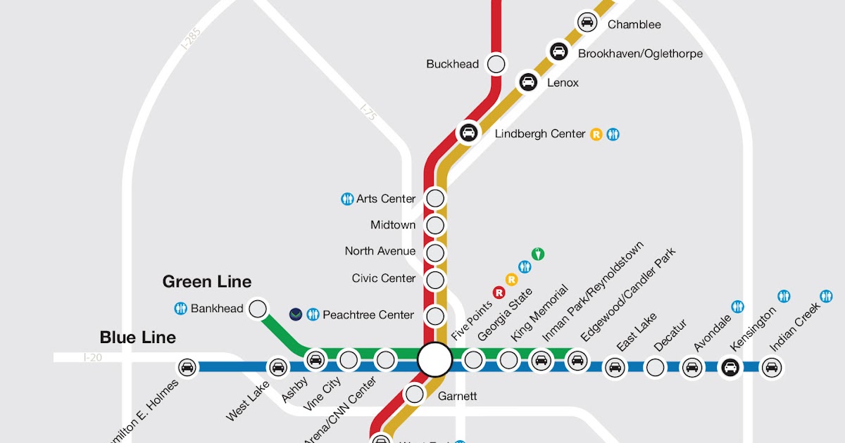 Atlanta Airport Skytrain Map 