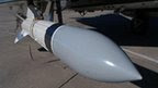 An Exocet missile used by the Argentines in 1982