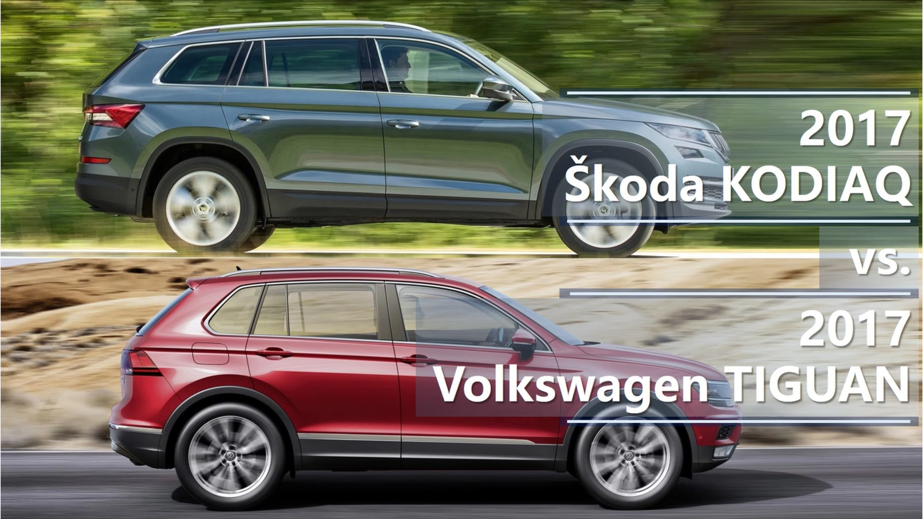 Vw Tiguan Allspace Vs Skoda Kodiaq Skoda Kodiaq