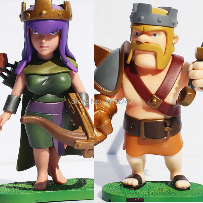 Clash Of Clans Barbarian King And Archer Queen Wallpaper ...