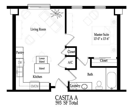 Backyard Casita Floor Plans House Backyards