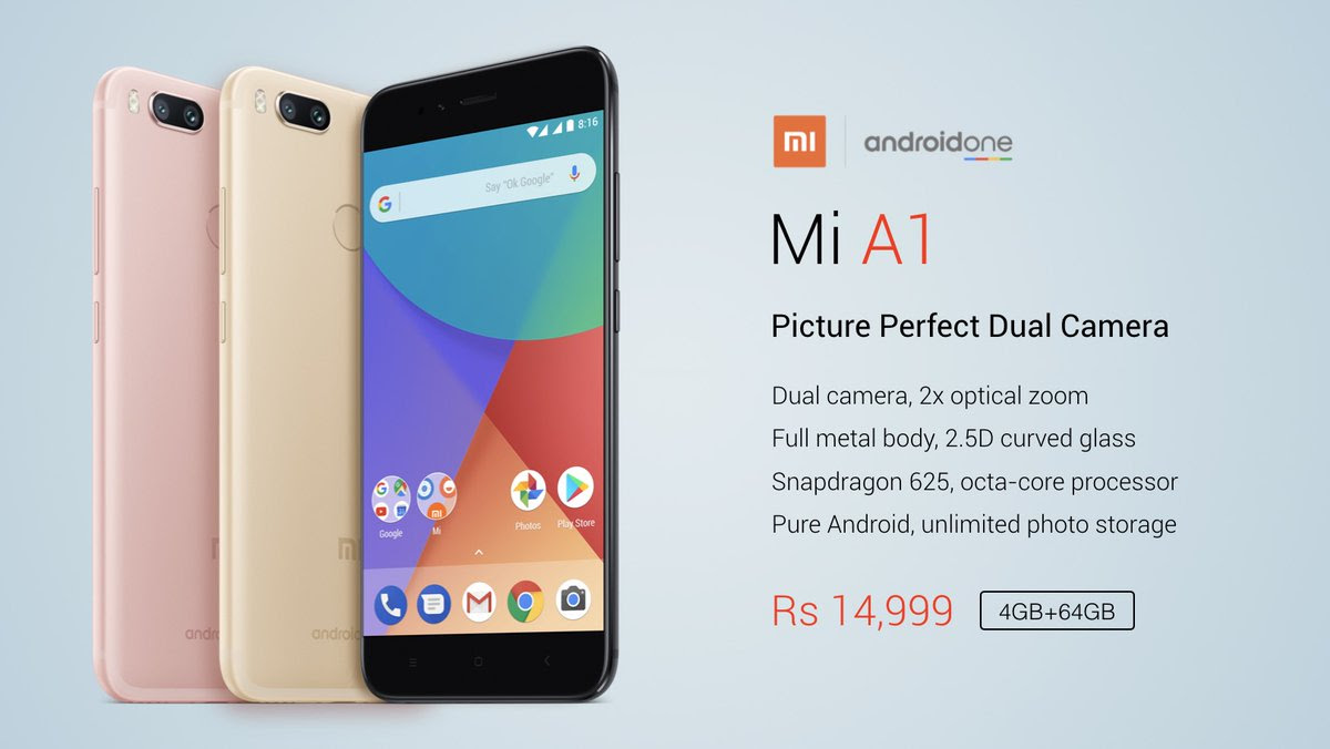 Image result for Mi A1 official