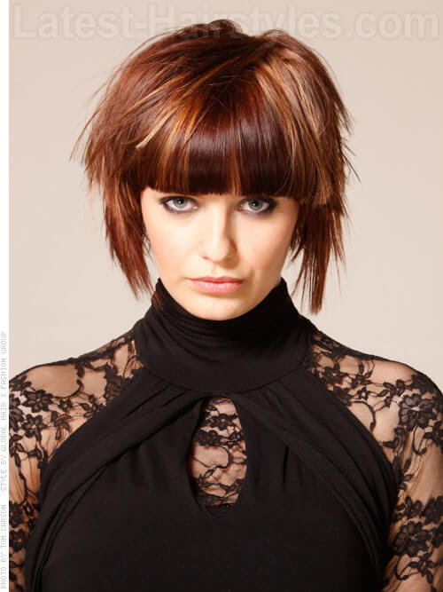 Funky Bob Hairstyles For Thick Hair