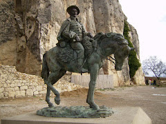 Morella, estatua ecuestre de Cabrera (antes de su traición)