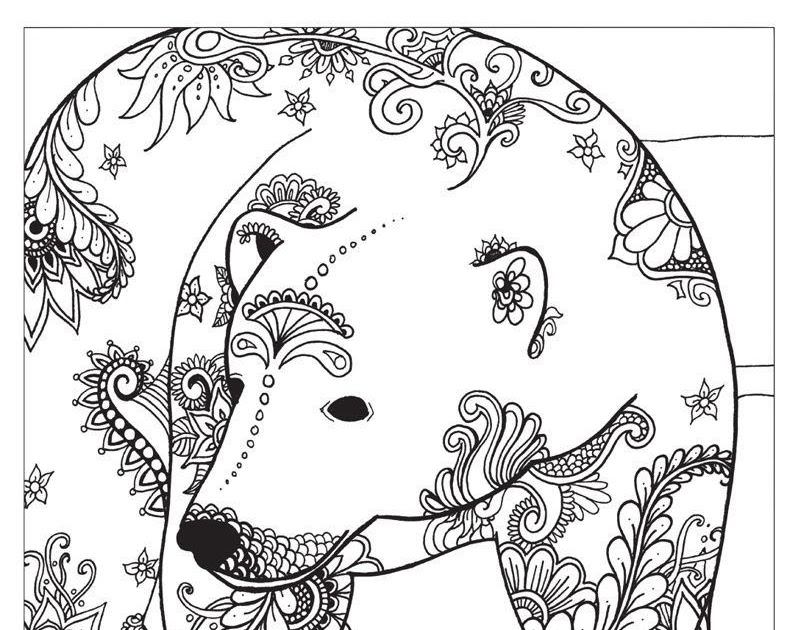 Intricate Winter Coloring Pages - coloring pages