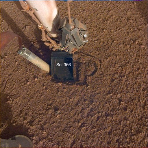 Sonda excavadora en Marte ha sido abandonada.