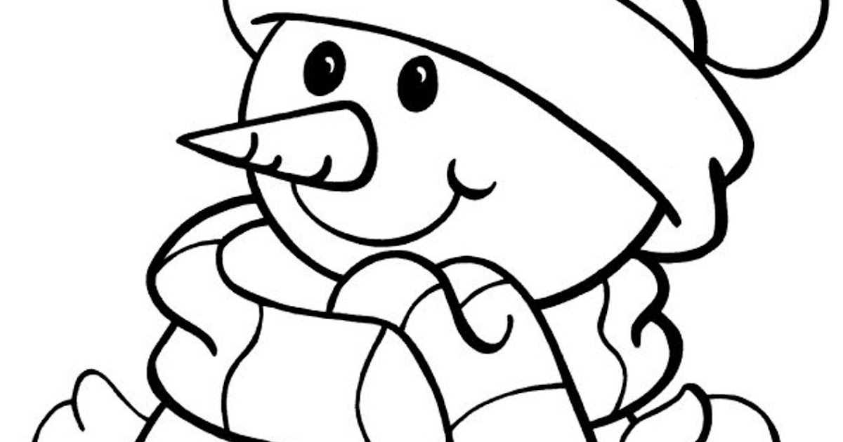 Printable Winter Coloring Pages For Preschoolers : Free Printable