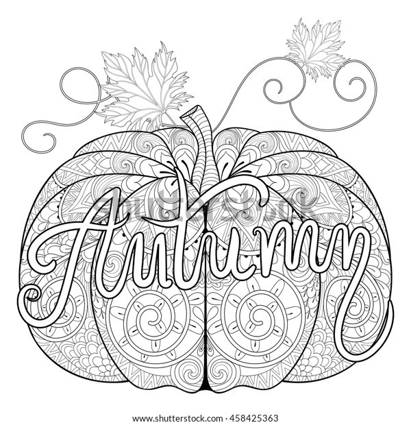 Zentangle Thanksgiving Coloring Pages For Adults