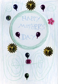 Kai's Mum's Day card