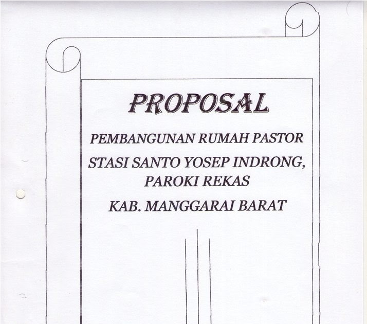 Contoh Proposal Pembangunan Gereja Protestan