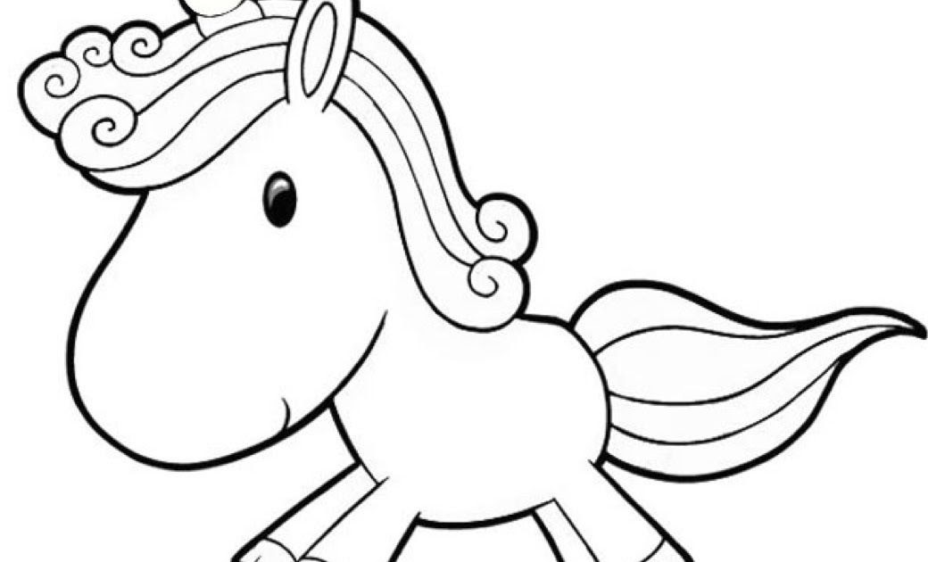 Terpopuler 30 Gambar Kartun Unicorn Hitam Putih - Miki Kartun