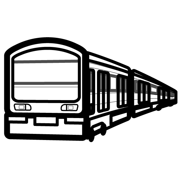 最新電車 イラスト 白黒 最高の動物画像