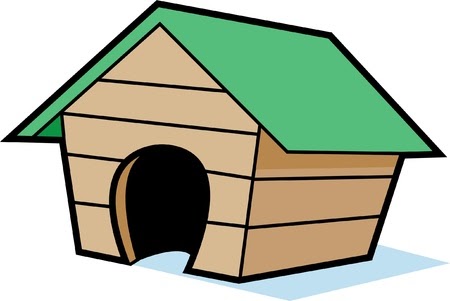 Cute Dog House Clipart - ytspel