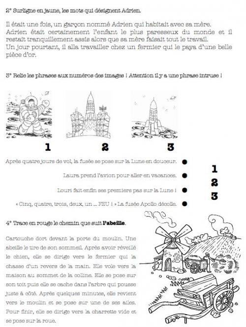 Texte Avec Questions De Compréhension Ce1 Pdf Lecture Compréhension Ce1 Texte Et Questions Pdf - Exemple de Texte