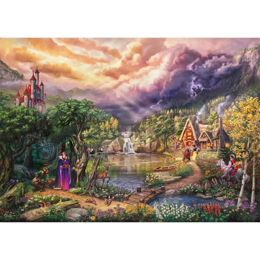 thomas kinkade disney puzzles